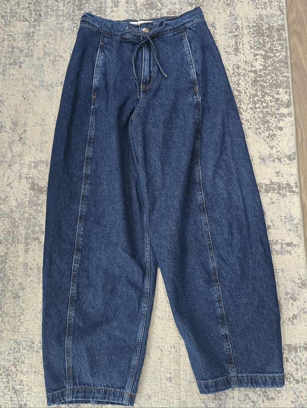 NWT ZARA Barrel Jeans